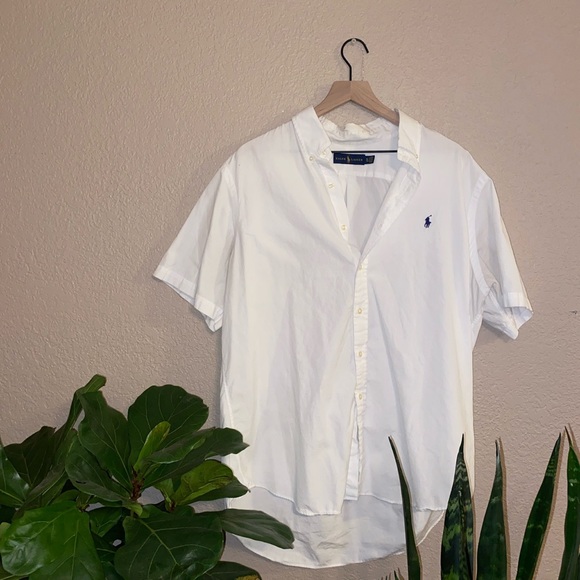 Polo Ralph Lauren White Botton Up - Picture 1 of 3